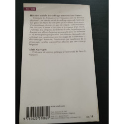 Histoire sociale du suffrage universel en France 1848-2000