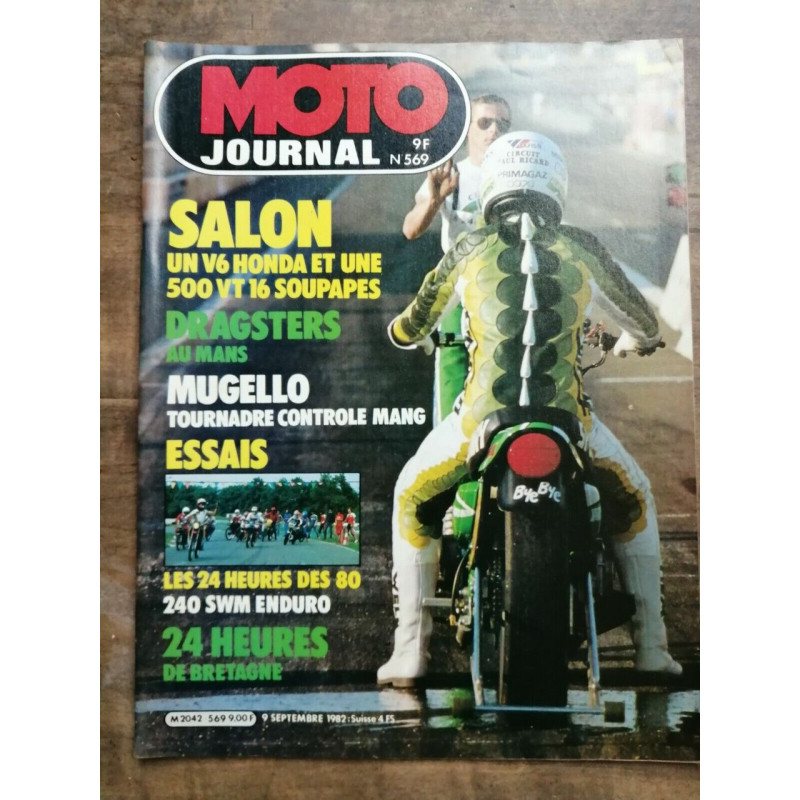 Moto Journal Nº 569 9 Septembre 1982