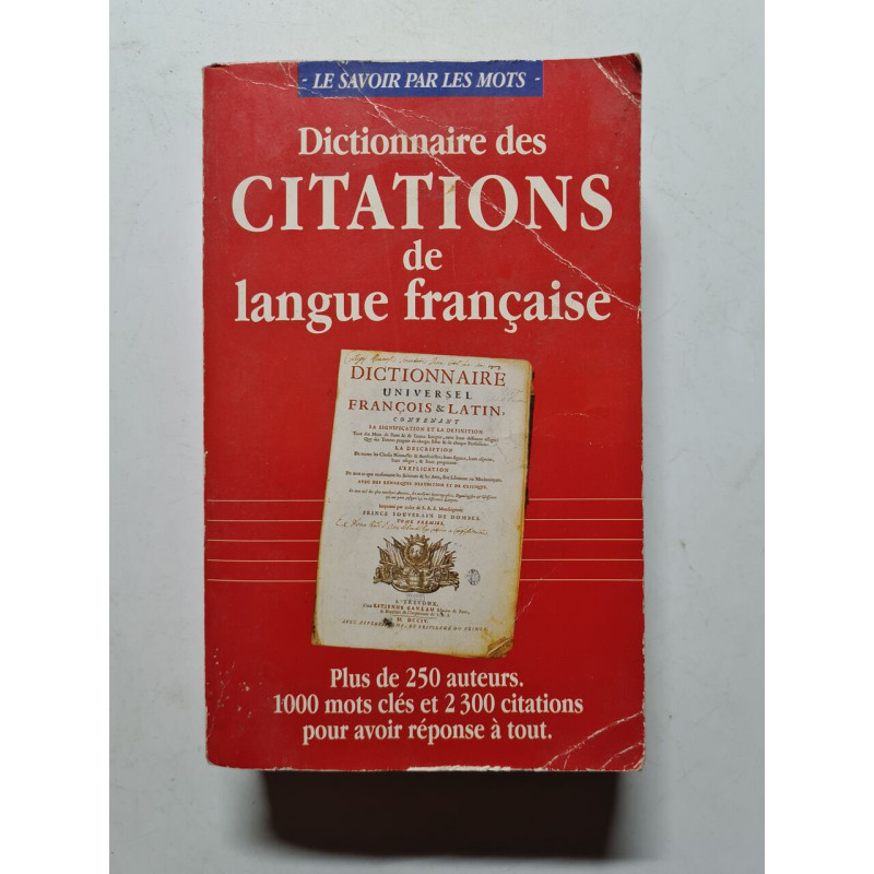 Dictionnaire des citations de langue française