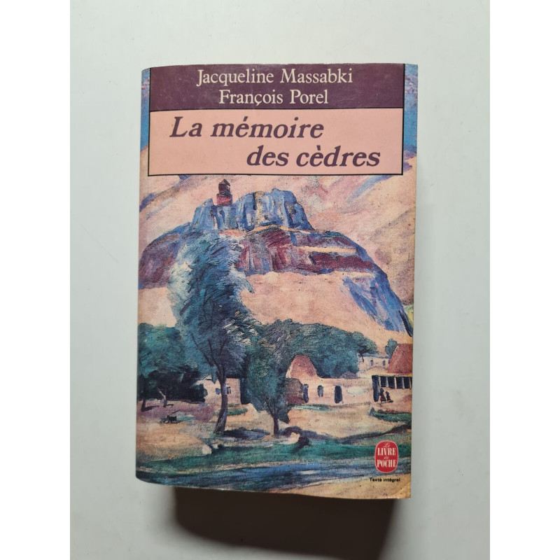 La memoire des cedres