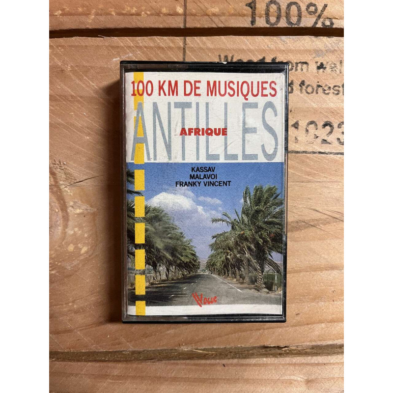 Cassette 100 Km de musiques Afrique Antilles - Kassav Malavoi...