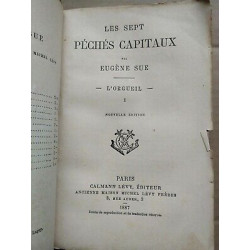 Eugène Sue Les Sept Péchés Capitaux L'orgueil Tome i