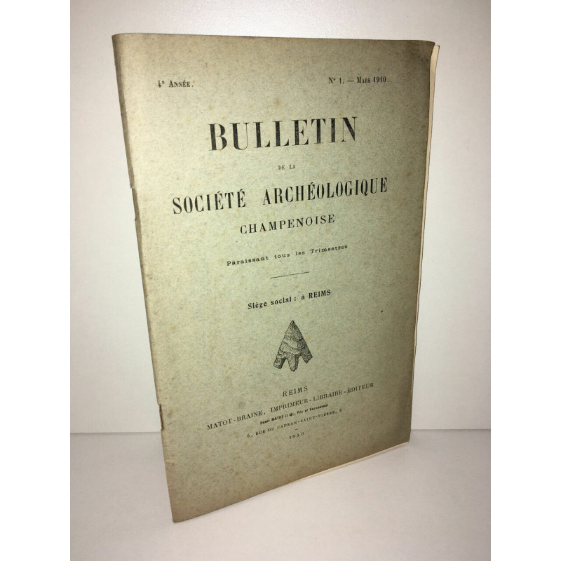 BULLETIN DE LA n 1 1910 Champagne