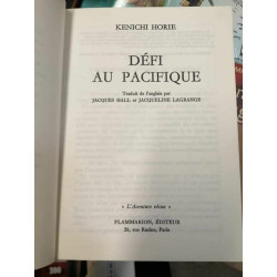 Kenichi horie Défi au pacifique flammarion