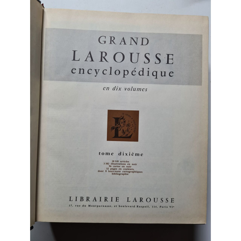Grand Larousse encyclopédique 10