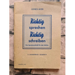 Richtig sprechen Richtig schreiben