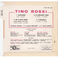 L'Ajaccienne / Dio Vi Salve Regina / O Ciuciarella / La Complainte...