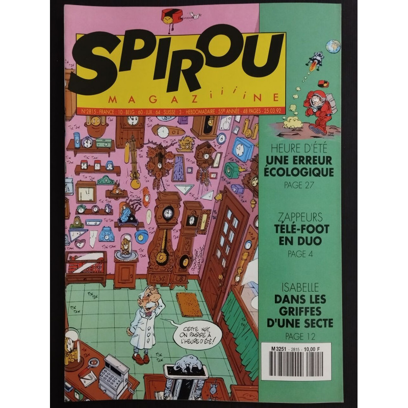 Revue Le Journal de Spirou N° 2815