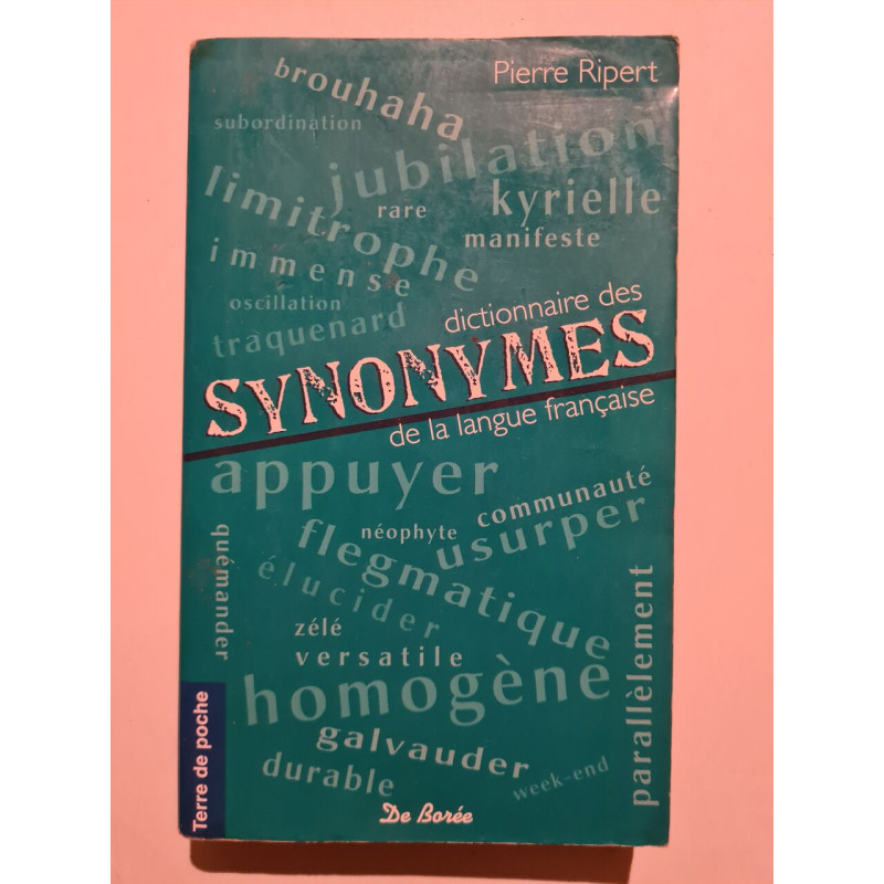 Dictionnaire des synonymes de la langue française