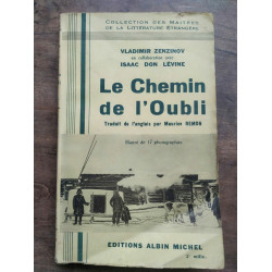 Vladimir Zenzinov Le chemin de l'oubli
