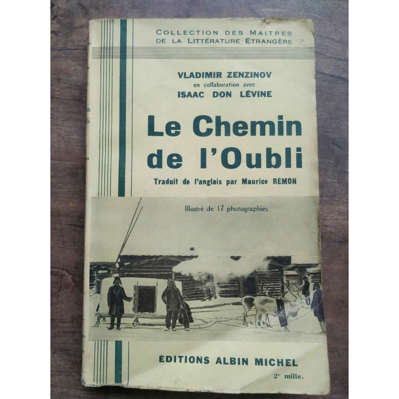 Vladimir Zenzinov Le chemin de l'oubli