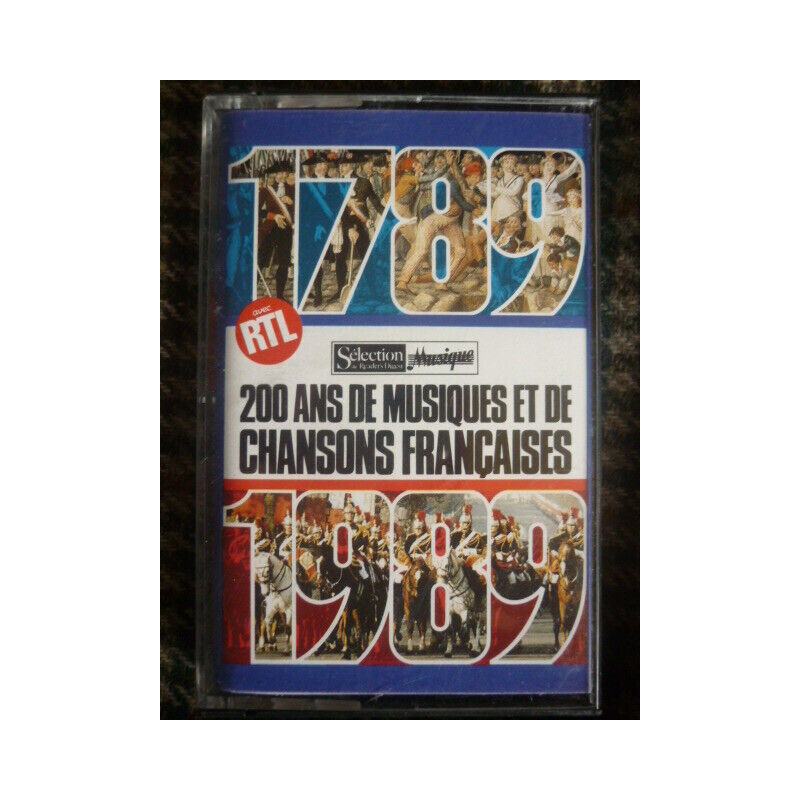 1789 200 ans de musiques et chansons Cassette audio k7
