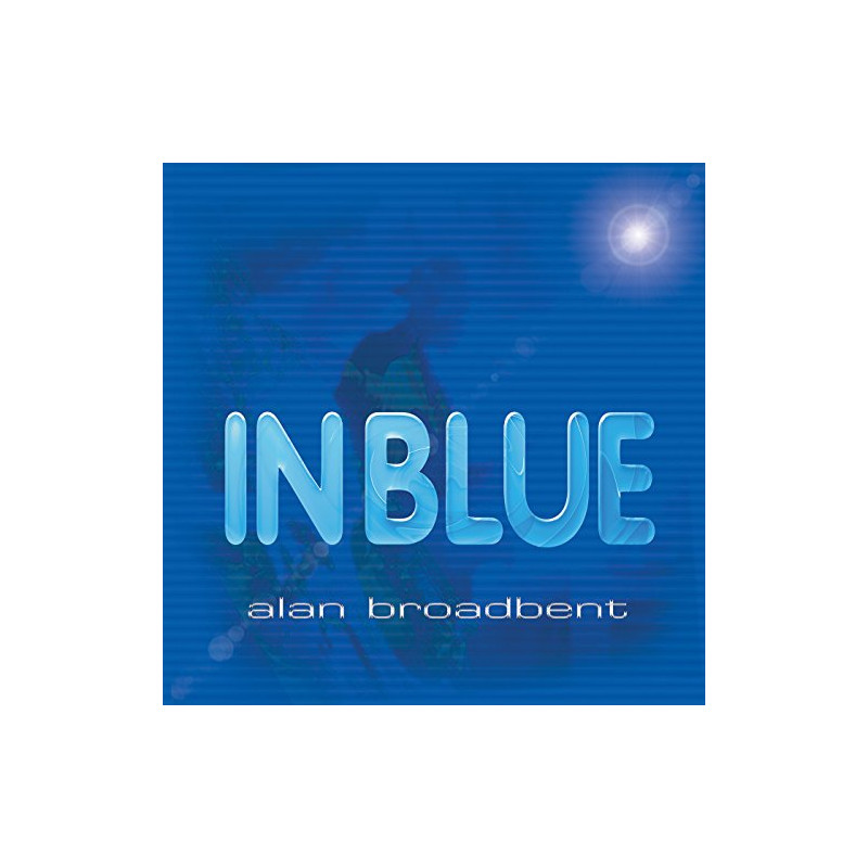 In blue