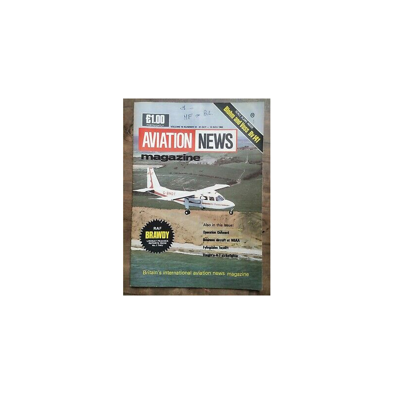 Aviation News Magazine vol 15 Nº 12 31 Oct 13 nov 1986