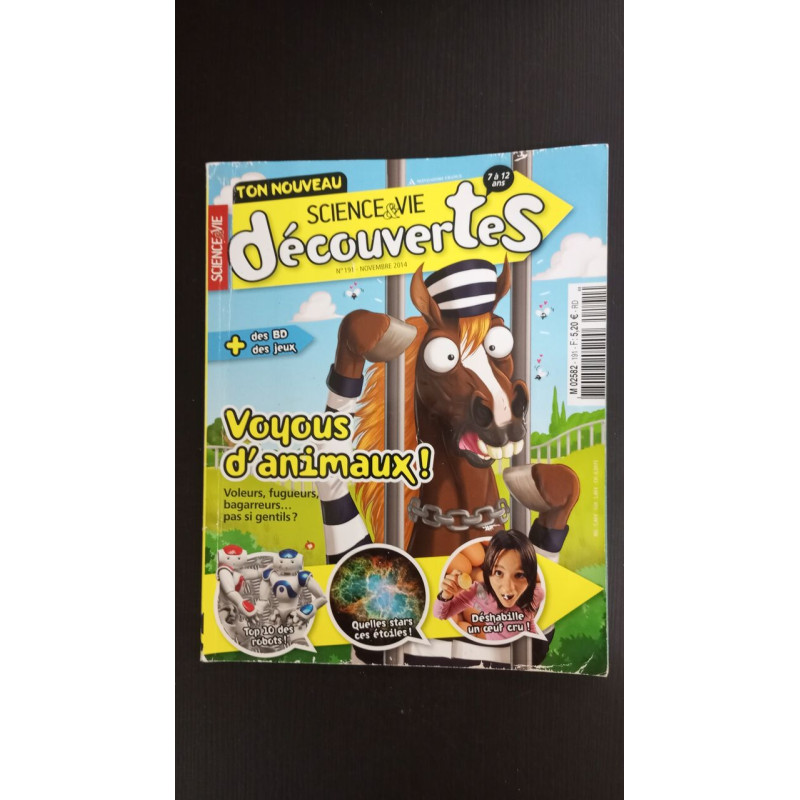 Revue Science et Vie Découverrtes 7 à 12 ans N° 191