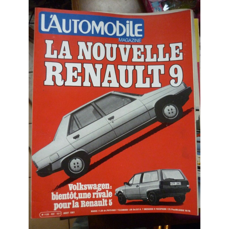 Magazine n422 La nouvelle Renault 9 mensuel Août 1981