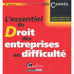 L'essentiel du droit des entreprises en difficulté