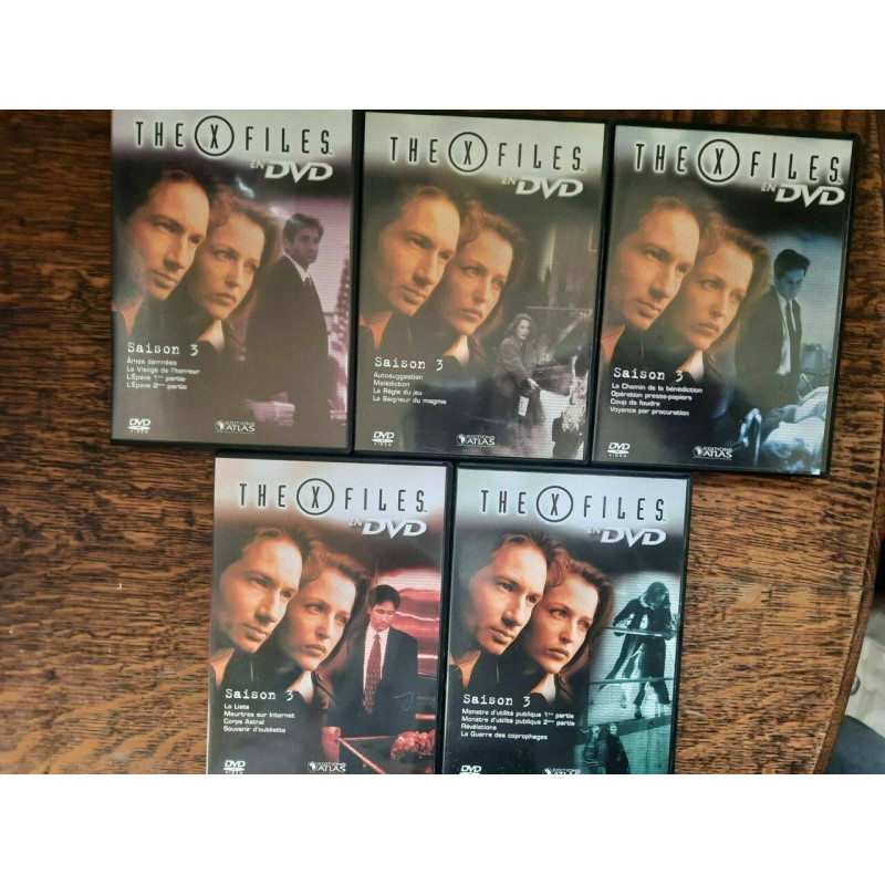 DVD - The X- Files Saison 3 - 5 Dvd's