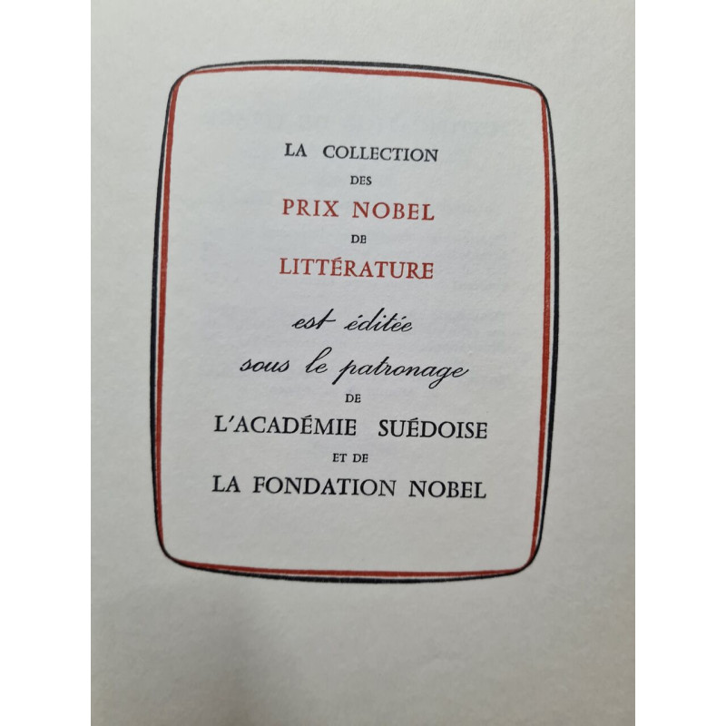 La collection des prix Nobel de littérature siaddhartha