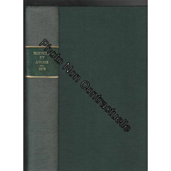 Revue SCIENCES ET AVENIR année 1978 complète reliure cartonnée du...