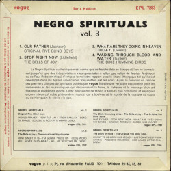 Negro Spirituals Vol. 3