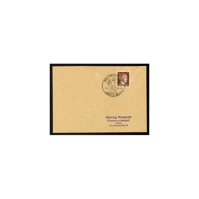 Allemagne n 706 Yv. cachet WW2 INNSBRUCK-IGLS Timbre Allemand...