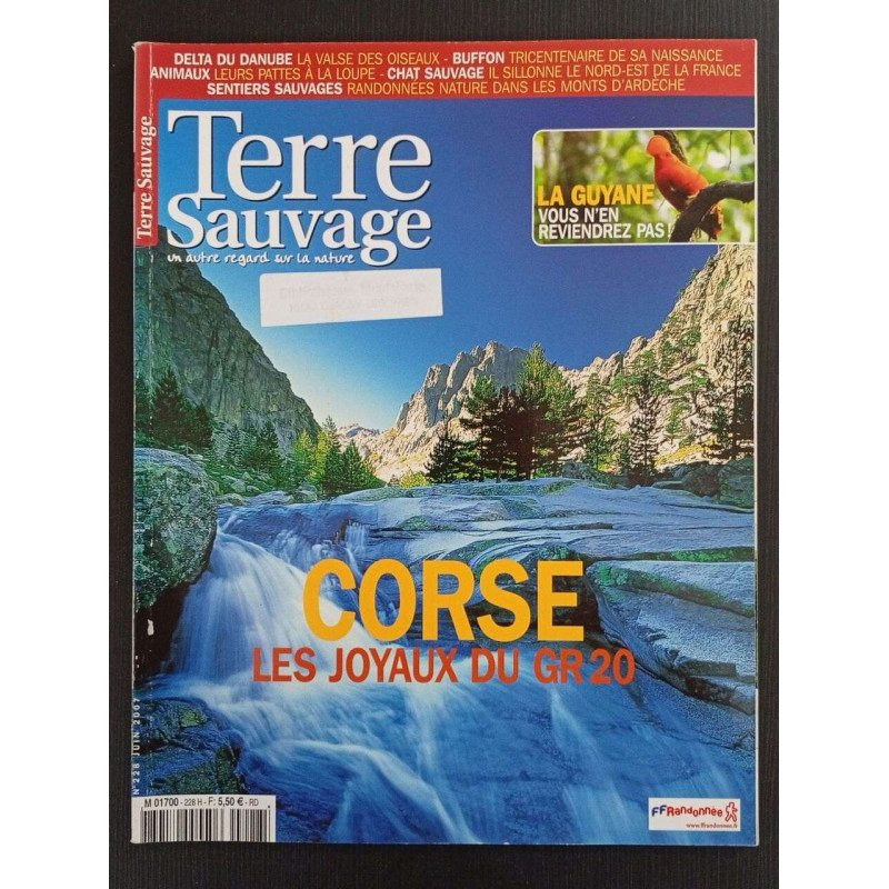 Revue Terre sauvage N° 228 H