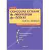 Concours externe de Professeur des Ecoles : Sujets corrigés