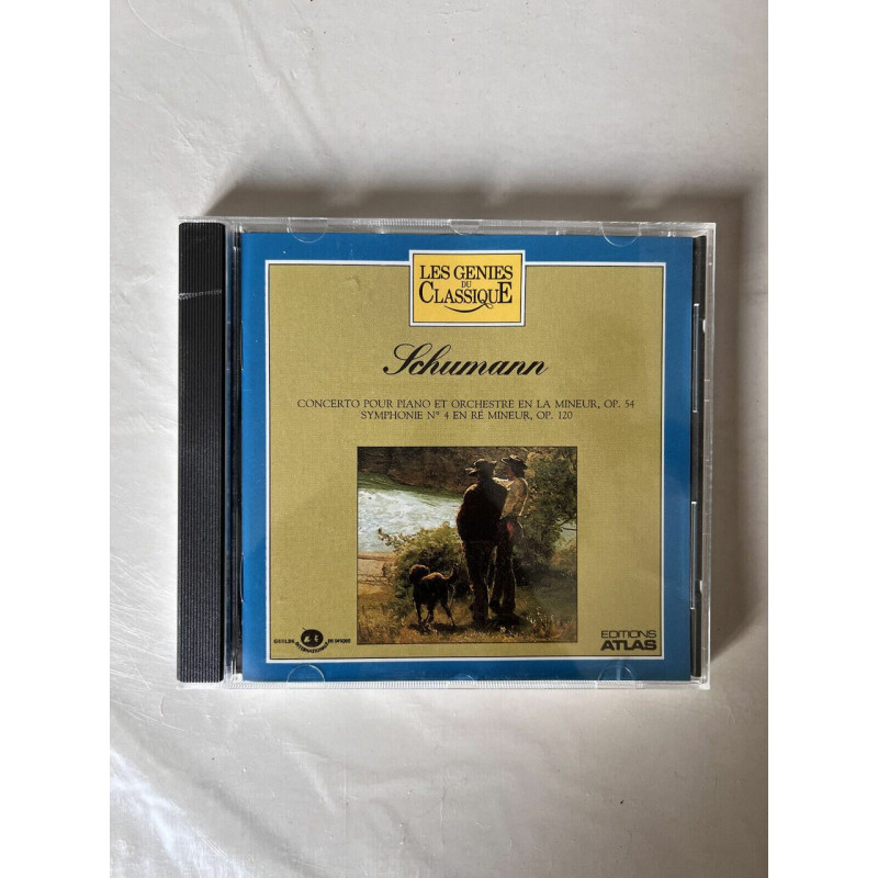 Schumann Concerto pour piano et orchestre - Les Génies du Classique CD