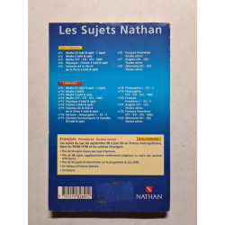 Les Sujets Nathan BAC 2000 Français Premières Toutes séries