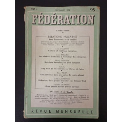 Fédération N.95 - Décembre 1952