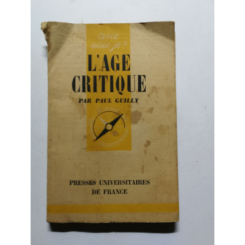 L'Age critique