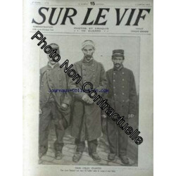 SUR LE VIF [No 8] du 02/01/1915 - TROIS CIBLES VIVANTES