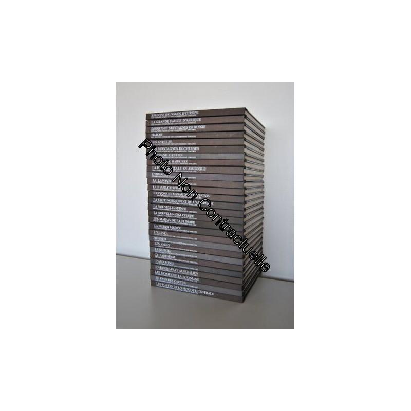 Encyclopédie Time Life Les Grandes Etendues Sauvages en 28/28 volumes