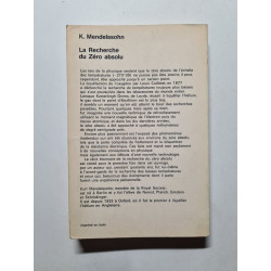 La Recherche du Zéro absolu
