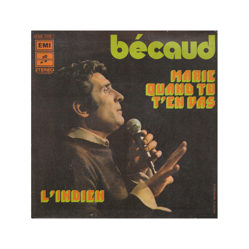Marie Quand Tu T'en Vas / L'Indien