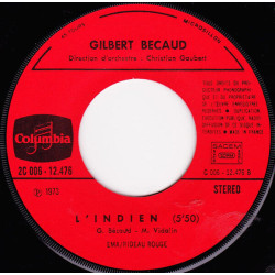 Marie Quand Tu T'en Vas / L'Indien