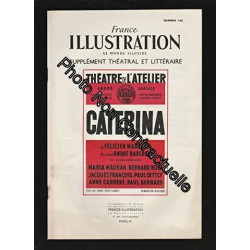 France Illustration le monde illustré supplément Théatral et...