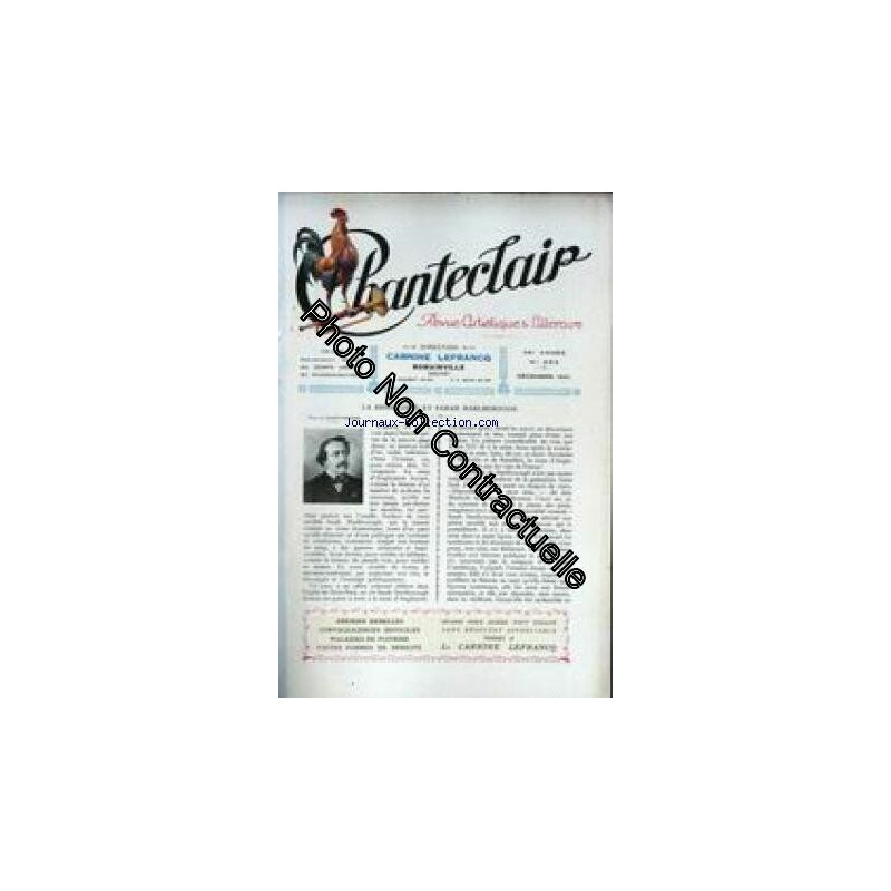CHANTECLAIR [No 283] du 01/12/1931 - LA REINE ANNE ET SARAH...