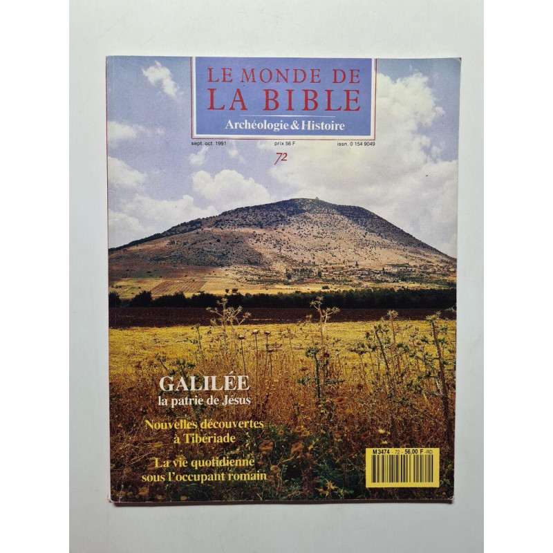 Le Monde de la Bible archeologie e histoire nº 72