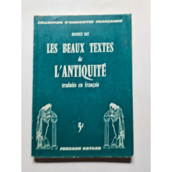 Les beaux textes de l'antiquité