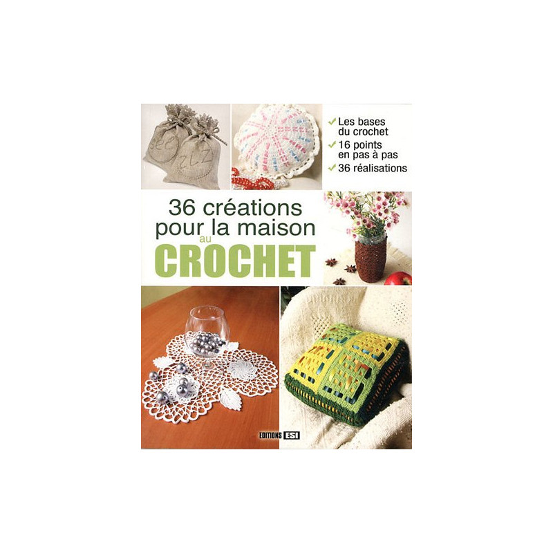 36 créations pour la maison au crochet