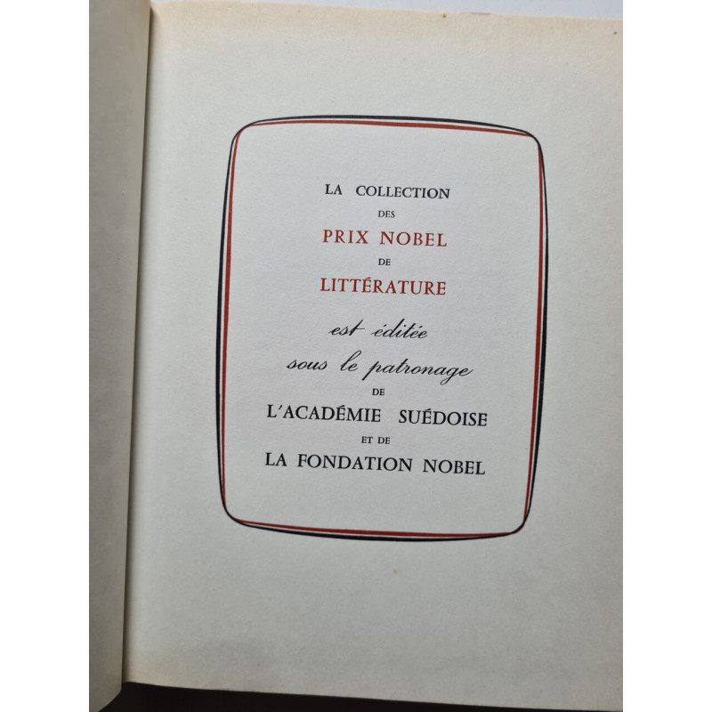 La collection des prix Nobel de litterature poemes