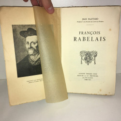 Jean Plattard FRANCOIS RABELAIS éd Librairie Furne Boivin