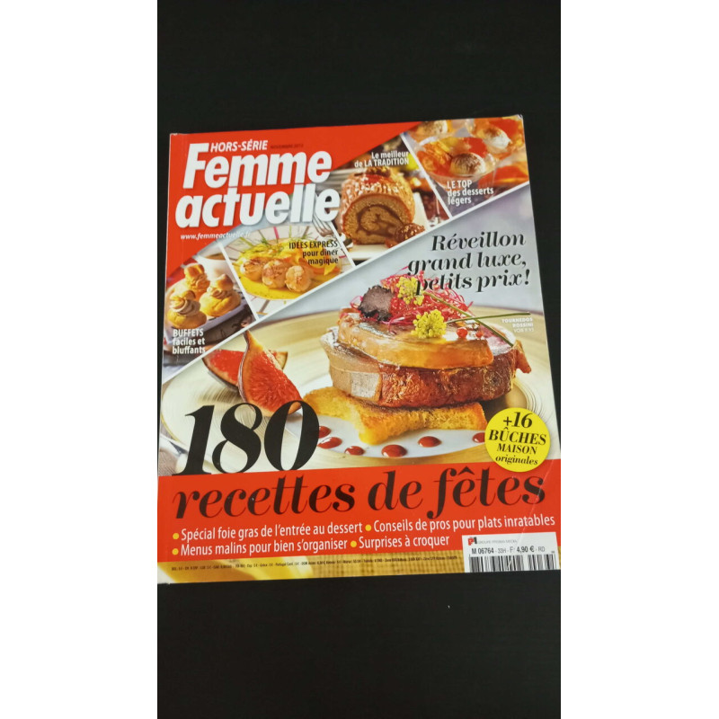 Femme actuelle 180 recettes de fêtes