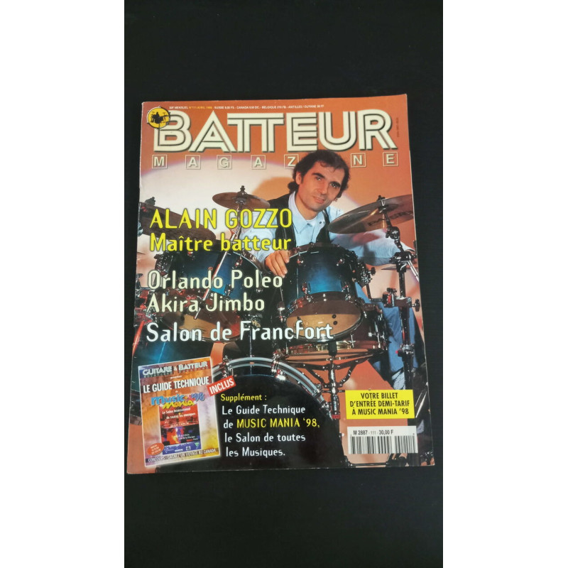 Batteur Magazine Nº111 / Avril 1998