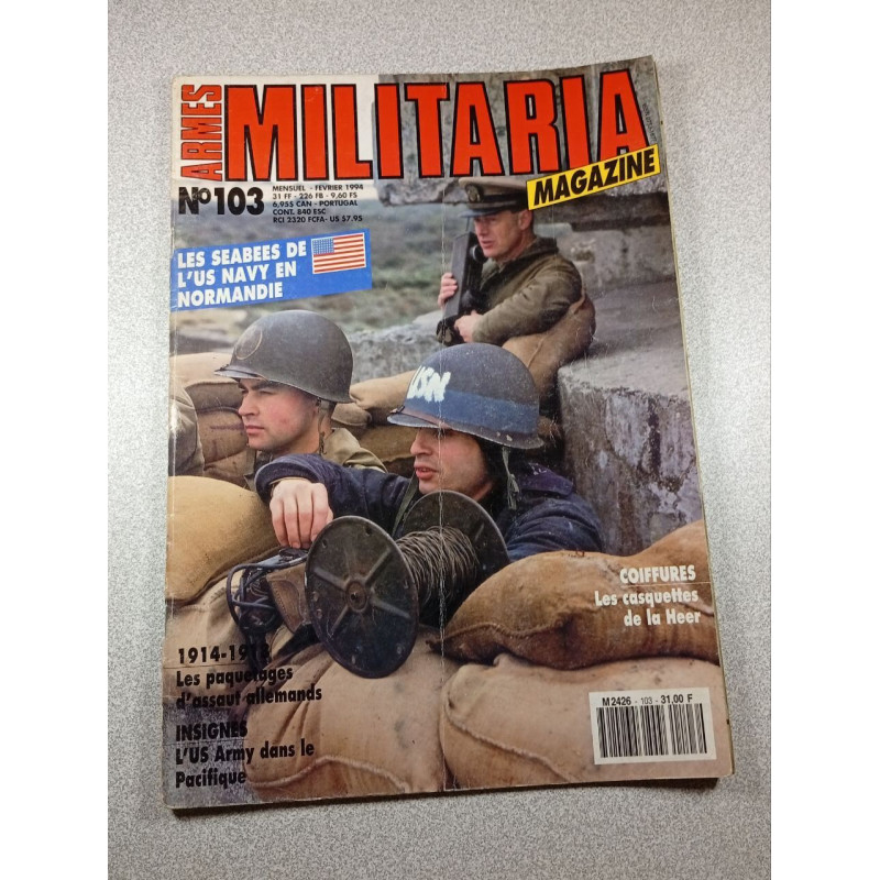 Armes Militaria Magazine n°103