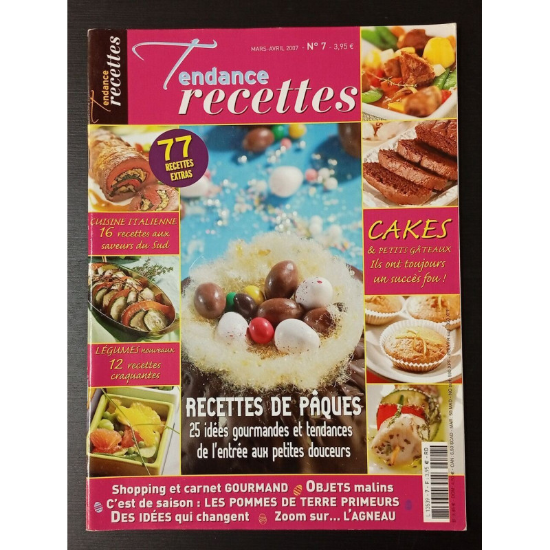 Tendance recettes nº 7 / mars-avril 2007