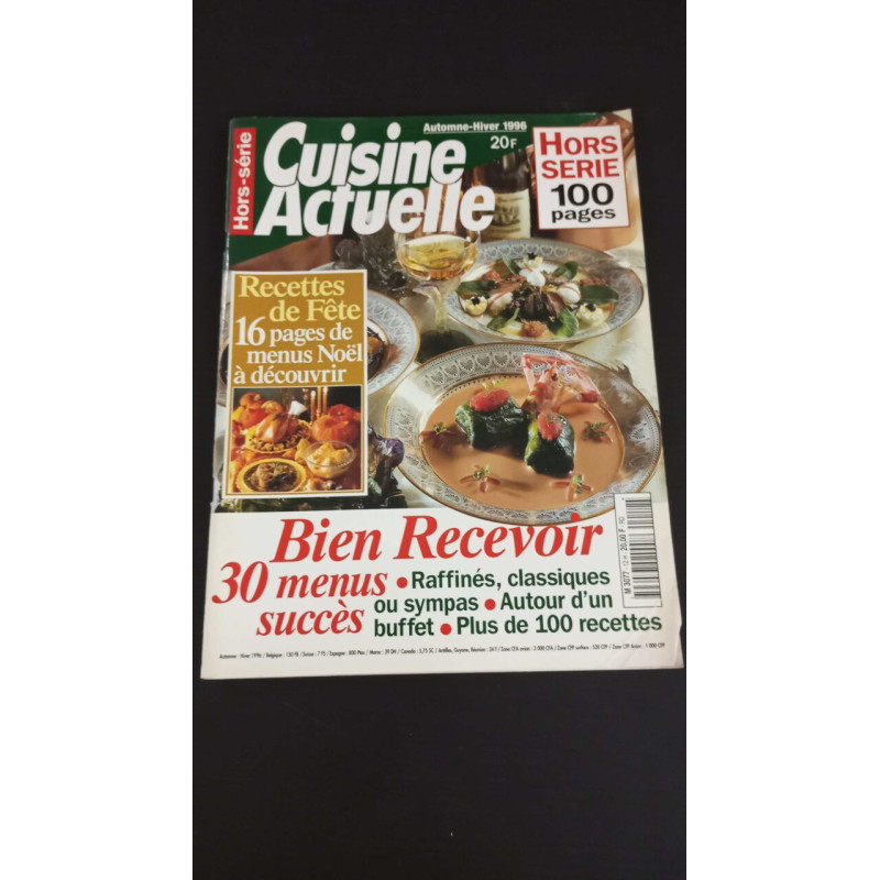 Cuisine Actuelle Bien Recevoir 30menus succès