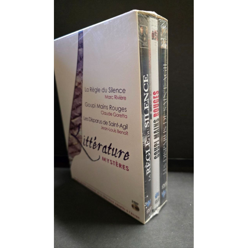 Coffret littérature mystères : la règle du silence , goupi mains...